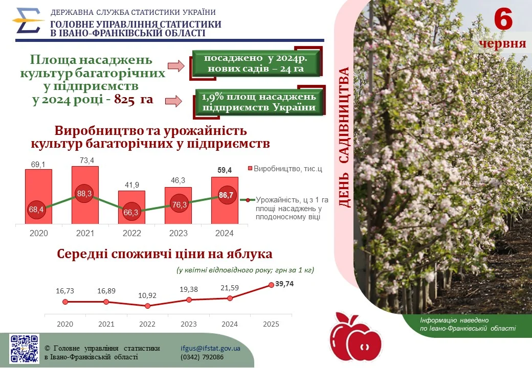 Інфографікаю День садівництва