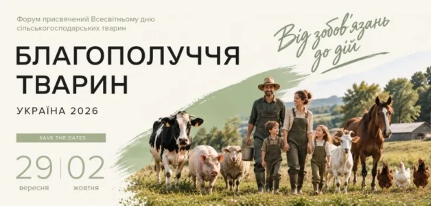 Форум «Благополуччя тварин — Україна 2026»: спільні рішення для системних змін