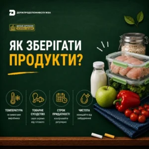 Шкільне харчування: як правильно зберігати продукти на харчоблоці?